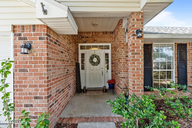 view of property entrance