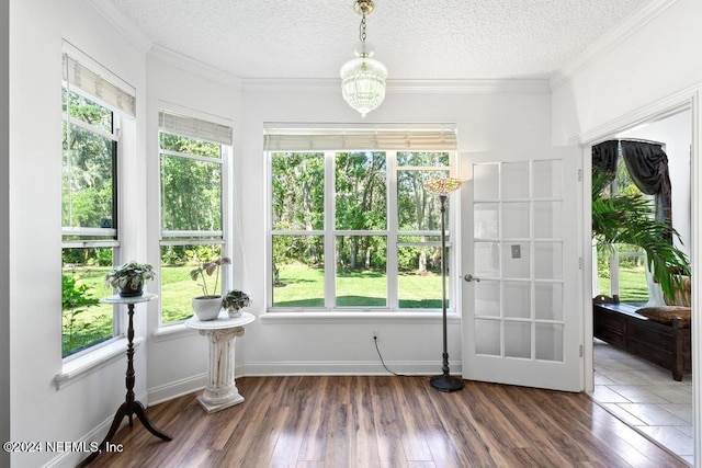 sunroom with a wealth of natural light