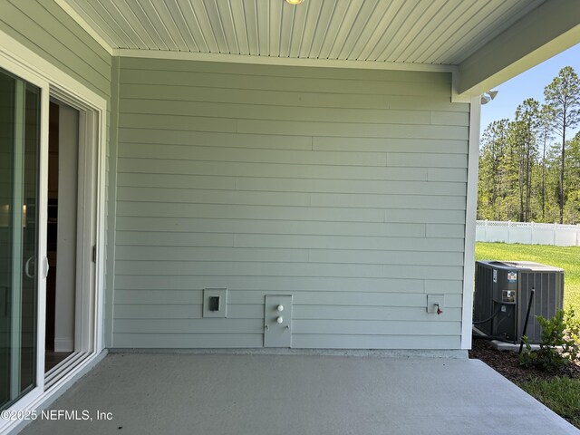 206 Holly Ridge Way, Saint Augustine, FL 32092 - view of patio featuring central AC