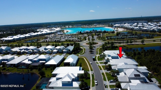 95 Caribbean Pl, Saint Johns, FL 32259 - aerial view featuring a residential view and a water view