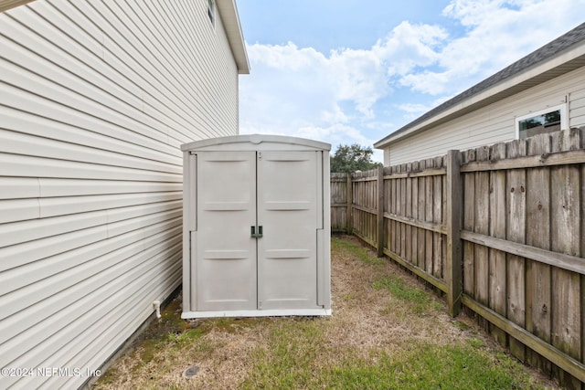 view of outdoor structure