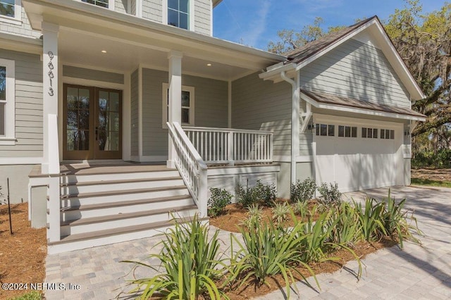 view of front of house with covered porch