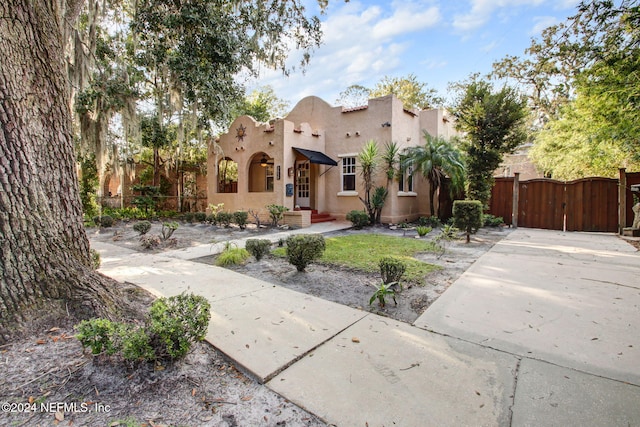 view of southwest-style home