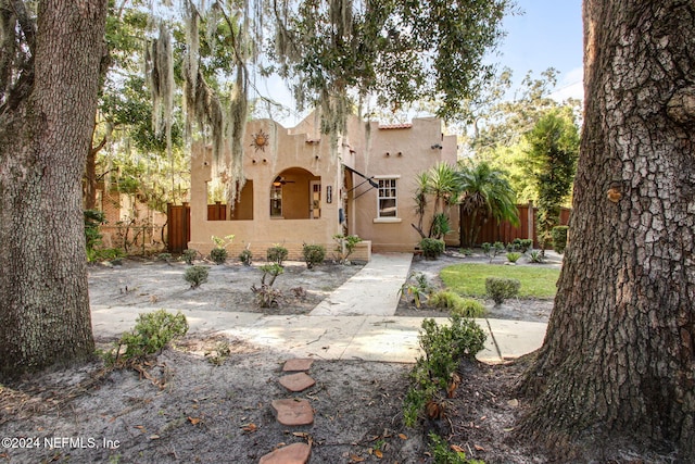 view of pueblo-style home