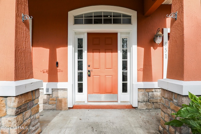 view of entrance to property