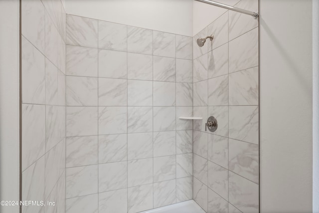 full bathroom featuring a shower stall