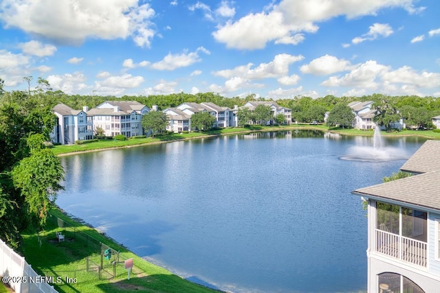 property view of water