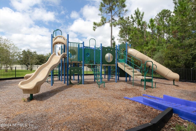 view of play area