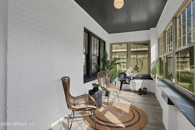 sunroom with a healthy amount of sunlight