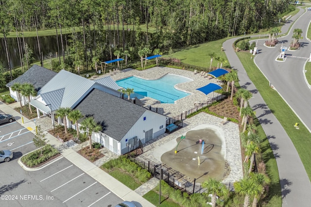 488 Coastline Way, Saint Augustine, FL 32092 - drone / aerial view of a pool area