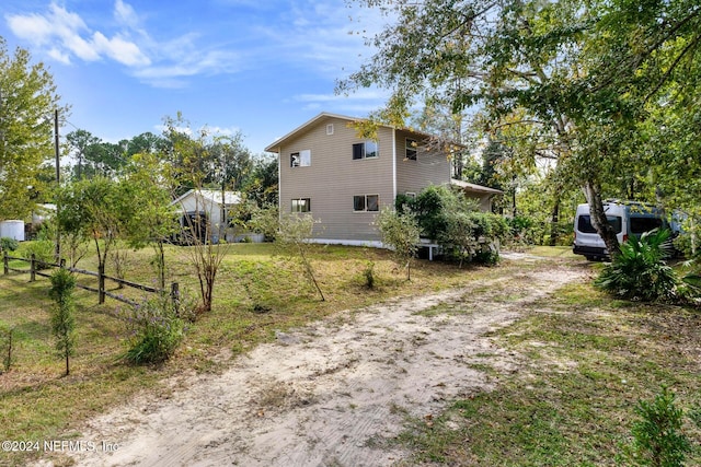 view of side of property