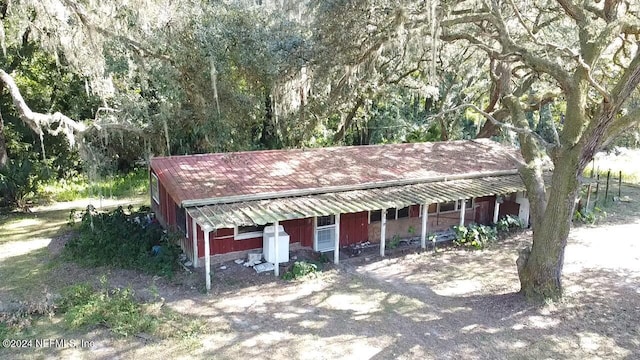 view of front of home