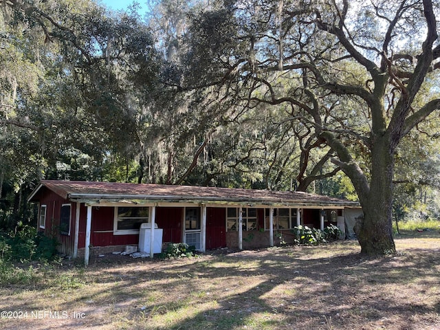 view of ranch-style house