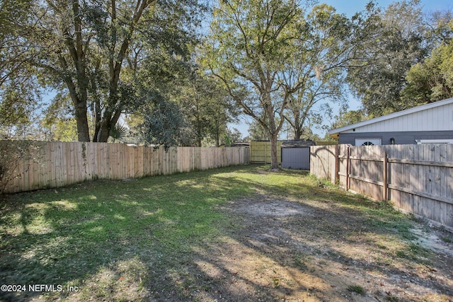 3730 Abby Ln, Jacksonville, FL 32207 - view of yard featuring a storage shed