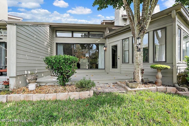 view of entrance to property