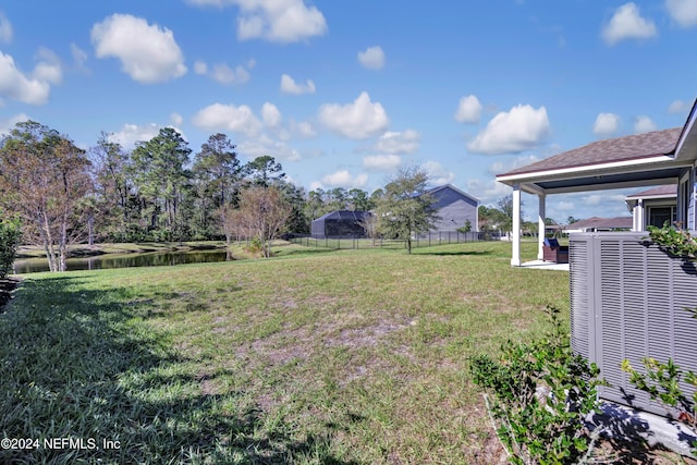 647 La Mancha Dr, Saint Augustine, FL 32086 - view of yard with a water view and a patio