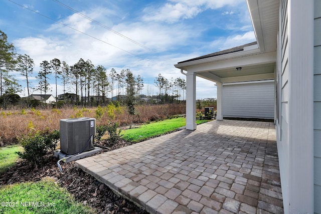 view of patio / terrace with cooling unit