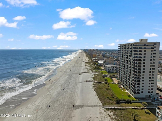 water view featuring a view of the beach