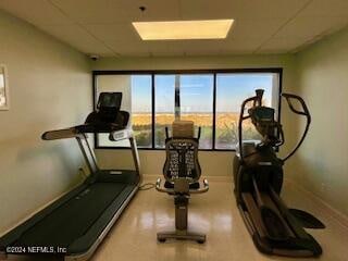 view of workout room