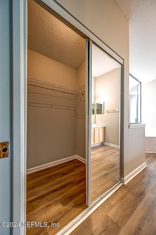 view of closet