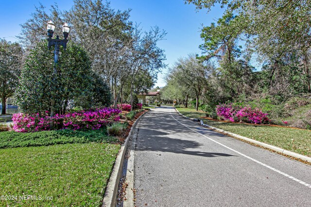 8757 Little Swift Cir Unit 22F, Jacksonville, FL 32256 - view of asphalt road featuring street lights and curbs
