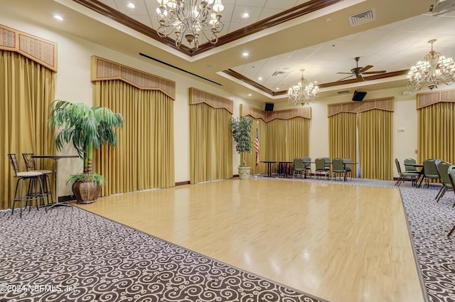 8757 Little Swift Cir Unit 22F, Jacksonville, FL 32256 - community lobby with crown molding and recessed lighting