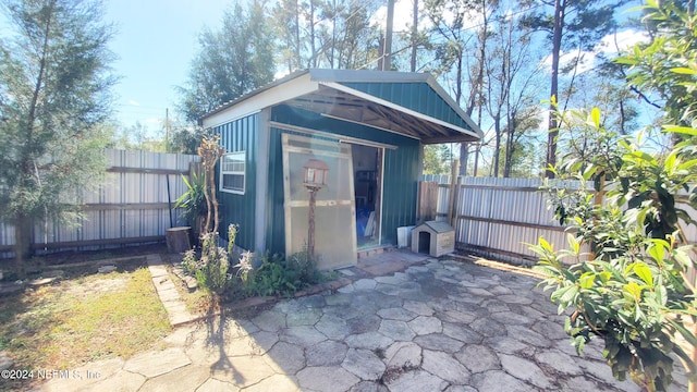 view of outbuilding