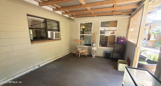 view of patio / terrace featuring cooling unit