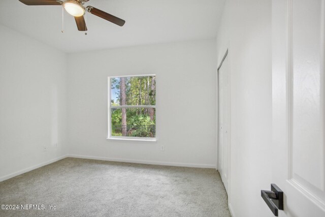 2693 Seneca Dr, Saint Johns, FL 32259 - carpeted empty room featuring ceiling fan and baseboards