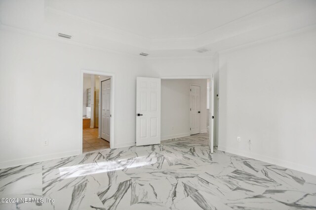 2693 Seneca Dr, Saint Johns, FL 32259 - unfurnished room with crown molding, a tray ceiling, and baseboards