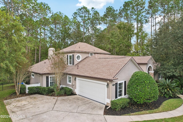 view of front of home