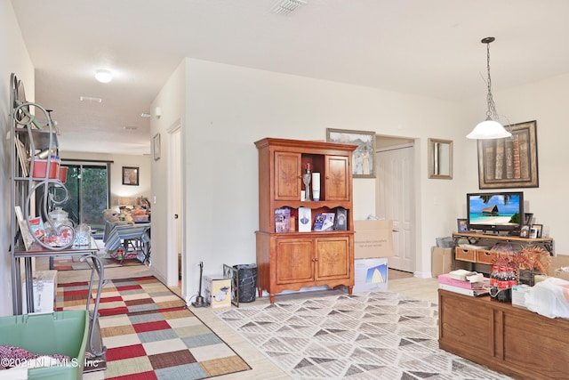 interior space featuring light hardwood / wood-style flooring