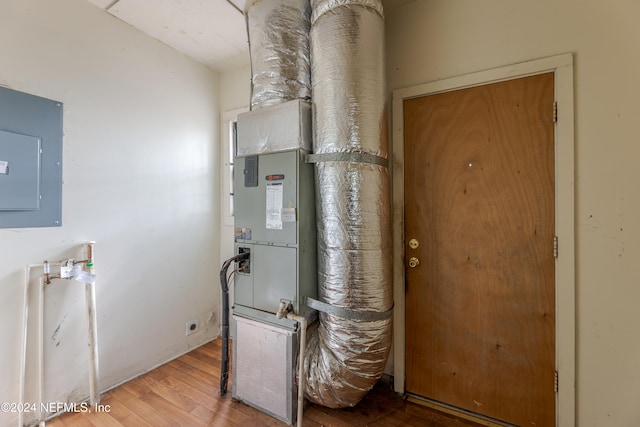 utility room with electric panel