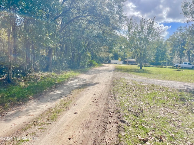 view of road