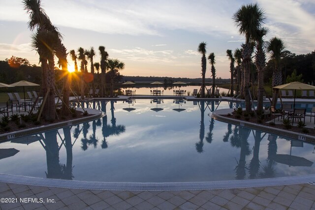 63 Bird Watch Ct, Saint Augustine, FL 32092 - community pool featuring a water view