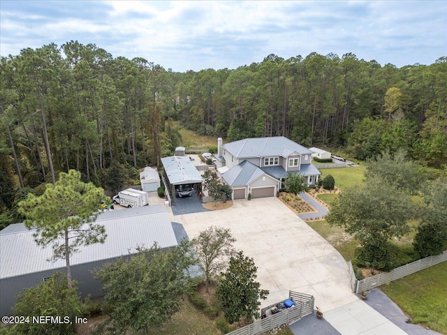 10225 Russell Sampson Rd, Saint Johns, FL 32259 - view from above of property with a forest