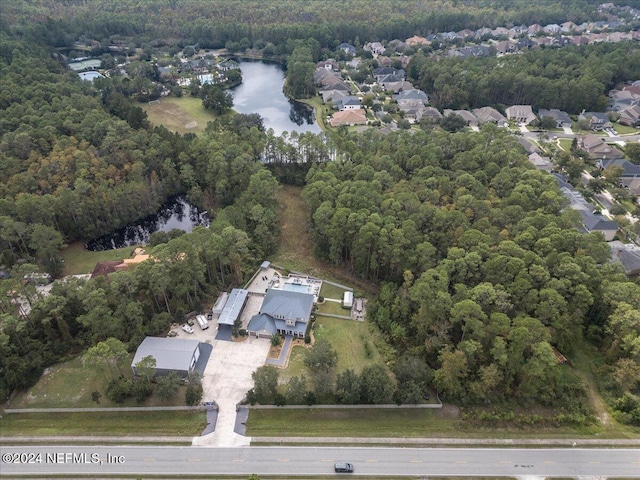 10225 Russell Sampson Rd, Saint Johns, FL 32259 - aerial overview of property's location with a large body of water, a heavily wooded area, and nearby suburban area