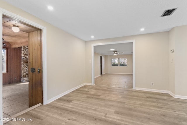 hallway featuring light hardwood / wood-style flooring