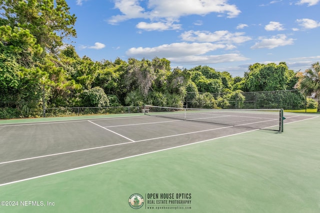 view of sport court