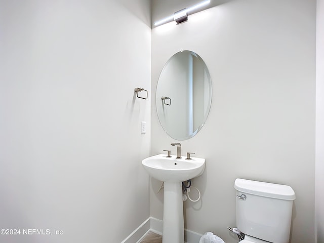 bathroom with toilet