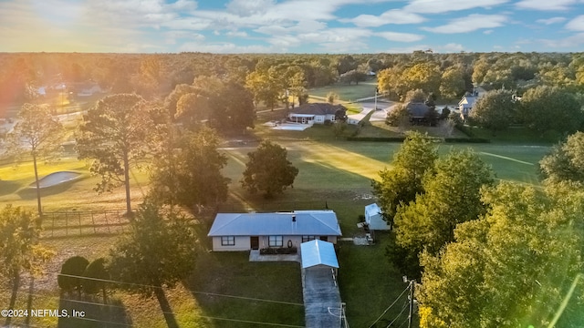 drone / aerial view