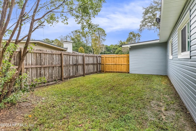 view of yard