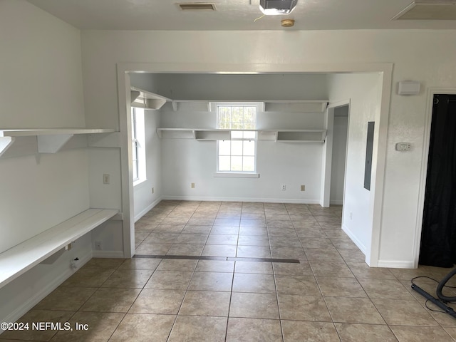 view of tiled spare room