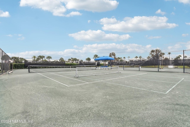 view of tennis court