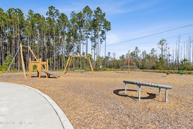 view of play area