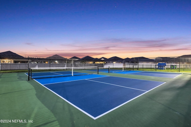 view of tennis court