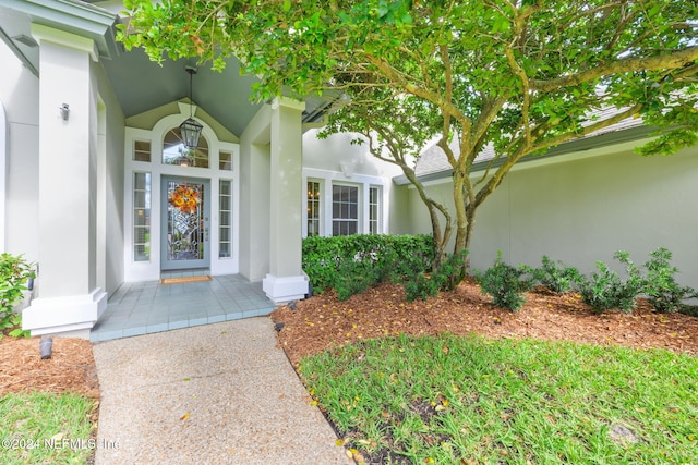 view of entrance to property