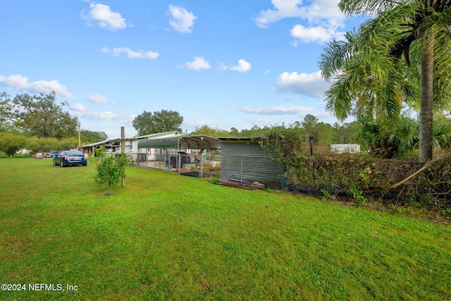 521 State Rd 207, East Palatka, FL 32131 - view of yard featuring a carport