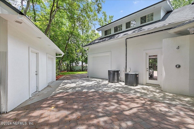 view of home's exterior featuring central AC