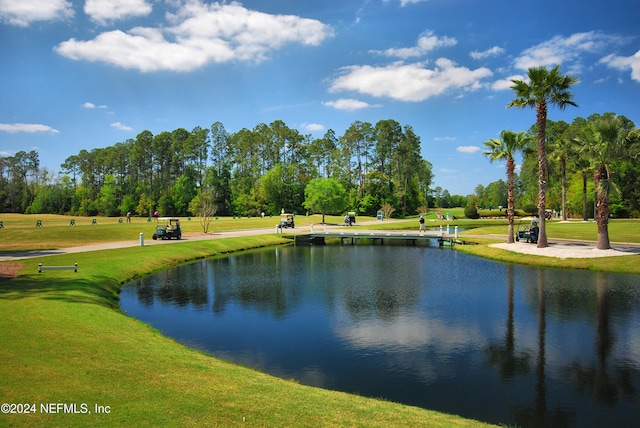 view of water feature